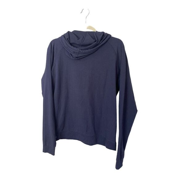 #131 GOOD MAN BRAND navy hooded tee pullover - Picture 3 of 8